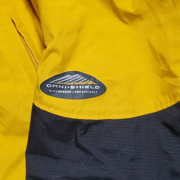 Columbia Sportswear Black/Yellow Vertex Omni-Shield Layered Coat - Picture 7 of 12